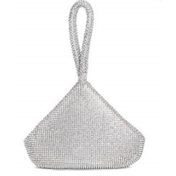 INC Handbags - INC Doris Sparkle Mesh Pouch